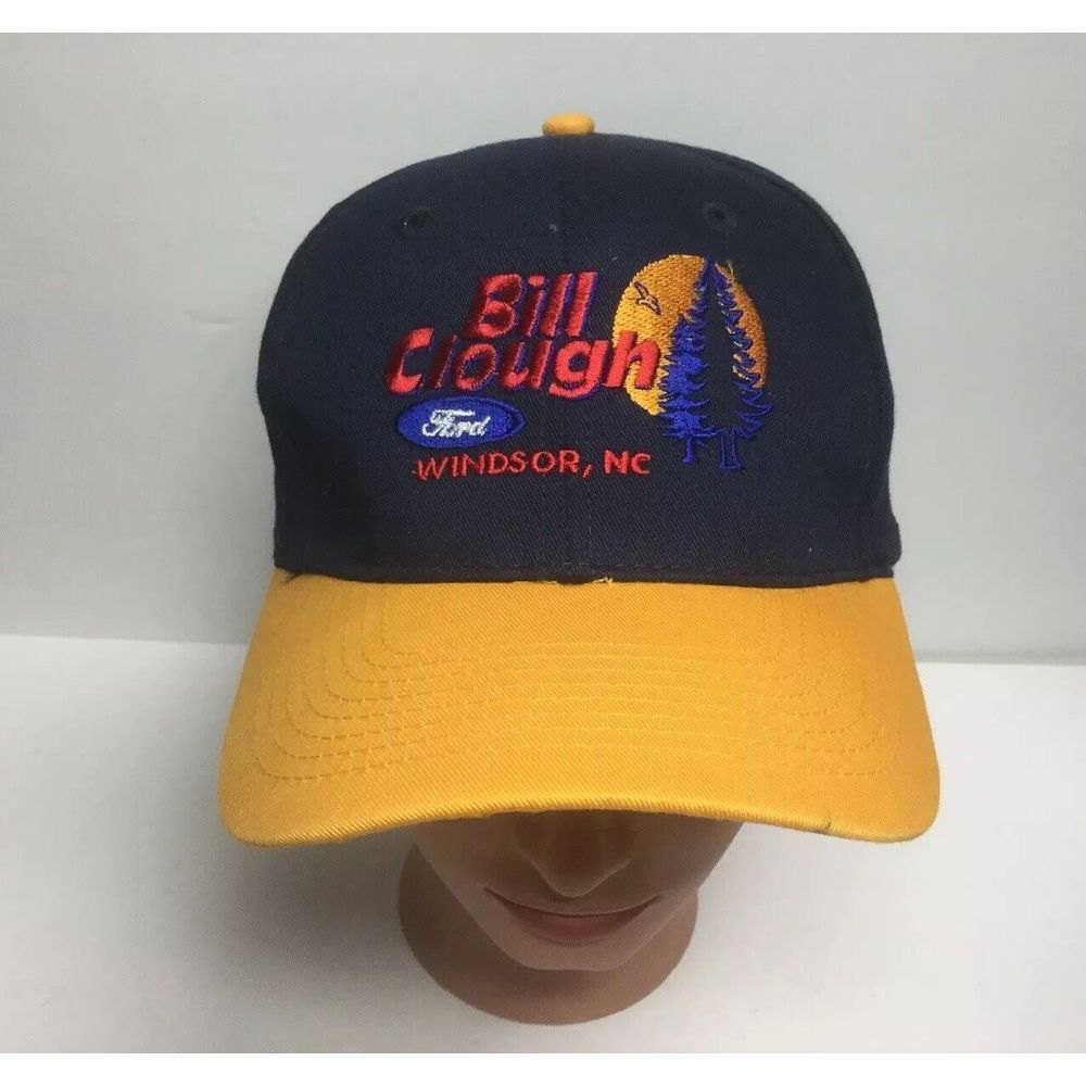 Ford Dealership Baseball Hat snapback Blue Yellow Trucker‎ Cap Otto one size